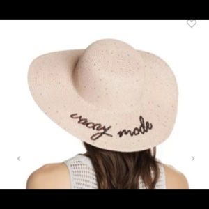 Vacay Mode Sequin Sun Wide Brim Hat